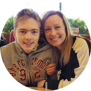 Christie Kopczyk and her son Troy