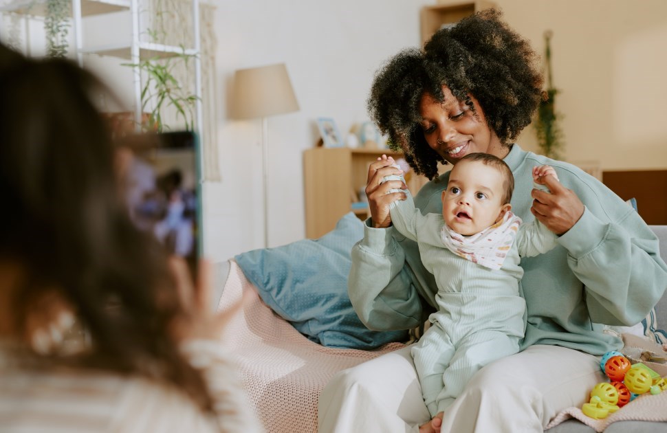 Photo d'une mère et de son enfant