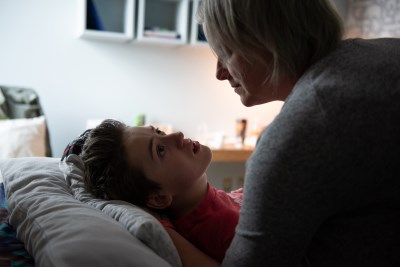 Stephanie Paravan and her son Matthew