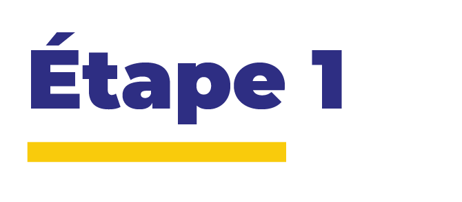 Étape 1