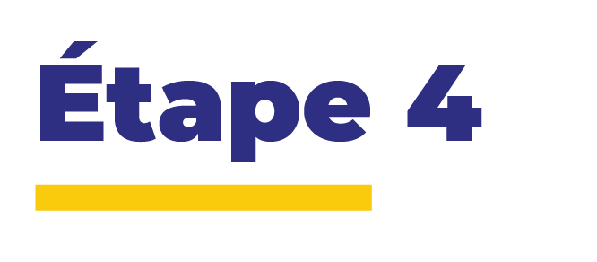 Étape 4